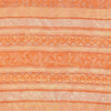 Sanskriti Vintage Sarees Orange Indian Pure Silk Printed Sari 5yd Craft Fabric