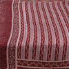 Sanskriti Vintage Sarees Brown/Ivory 100%Pure Silk Printed Sari 6yd Craft Fabric