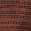 Sanskriti Vintage Sarees Pale Cream/Orange Pure Silk Print Sari 5yd Craft Fabric