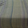 Sanskriti Vintage Sarees Indian Blue 100%Pure Silk Printed Sari 5yd Craft Fabric