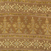 Sanskriti Vintage Sarees Ivory Indian Pure Silk Printed Sari 5+yd Craft Fabric