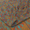 Sanskriti Vintage Sarees Multi Pure Silk Printed Sari 5+yd Craft Fabric