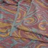 Sanskriti Vintage Sarees Mauve Pure Crepe Silk Abstract Print Sari Craft Fabric