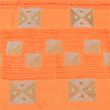 Sanskriti Vintage Sarees Pink/Orange Embroidered Pure Crepe Printed Sari Fabric