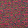 Sanskriti Vintage Sarees Pink Pure Crepe Silk Printed Sari 5yd Craft Fabric