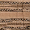 Sanskriti Vintage Sarees Peach Pure Crepe Silk Printed Sari 5+yd Craft Fabric