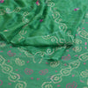 Sanskriti Vintage Sarees Bandhani Printed Pure Georgette Silk Sari Craft Fabric