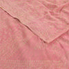 Sanskriti Vintage Sarees Mauve Pure Georgette Silk Printed Sari 5yd Craft Fabric