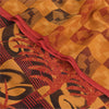 Sanskriti Vintage Sarees Multi Pure Georgette Silk Printed Sari 5yd Craft Fabric