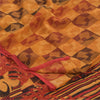 Sanskriti Vintage Sarees Multi Pure Georgette Silk Printed Sari 5yd Craft Fabric