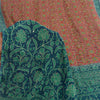 Sanskriti Vintage Sarees Hand Beaded Kantha Pure Georgette Printed Sari Fabric