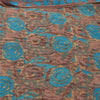 Sanskriti Vintage Sarees Multi Pure Georgette Silk Printed Sari 6yd Craft Fabric