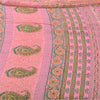 Sanskriti Vintage Sarees Hand Block Printed Sparkles Pure Georgette Sari Fabric