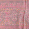 Sanskriti Vintage Sarees Pink Pure Georgette Silk Printed Sari 6+yd Craft Fabric