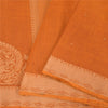 Sanskriti Vintage Indian Rust Sarees Pure Cotton Woven Bomkai Sari Ethnic Fabric