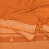 Sanskriti Vintage Indian Rust Sarees Pure Cotton Woven Bomkai Sari Ethnic Fabric