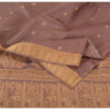 Sanskriti Vintage Indian Mauve Pure Silk Hand Woven Ethnic Sari 5yd Craft Fabric