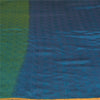 Sanskriti Vintage Blue/Green Indian Sarees Pure Silk Woven Sari Craft Fabric