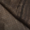 Sanskriti Vintage Black Sarees Pure Silk Woven Brocade/Banarasi Zari Sari Fabric