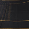 Sanskriti Vintage Black Sarees Pure Silk Woven Brocade/Banarasi Sari 5yd Fabric