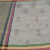 Sanskriti Vintage Purple Sarees Cotton Silk Block Printed Premium Sari Fabric