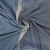 Sanskriti Vintage Blue Bollywood Sarees Pure Georgette Silk Woven Sari Fabric