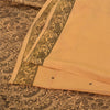 Sanskriti Vintage Beige Indian Sarees Pure Silk Woven Premium Sari Craft Fabric