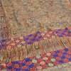 Sanskriti Vintage Bollywood Sarees Pure Georgette Silk Hand Beaded Sari Fabric