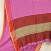 Sanskriti Vintage Indian Sarees Handloom Cotton Woven Block Printed Sari Fabric