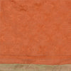 Sanskriti Vintage Orange Sarees Chiffon Embroidered Bagh Phulkari Sari Fabric