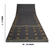 Sanskriti Vintage Black Indian Sarees Pure Cotton Hand-Woven Tant Sari Fabric