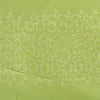 Sanskriti Vintage Sarees Green Hand Embroidered Chikankari Sari 5yd Craft Fabric