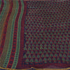 Sanskriti Vintage Sarees Red Hand Block Printed Pure Cotton Sari Craft Fabric