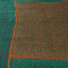 Sanskriti Vintage Indian Sarees Pure Chiffon Hand Beaded Printed Sari 5yd Fabric