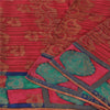 Sanskriti Vintage Red/Green Sarees Pure Georgette Woven Premium Sari 5yd Fabric