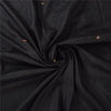 Sanskriti Vintage Sarees Indian Black Hand Beaded Pure Silk Sari Craft Fabric