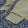 Sanskriti Vintage Gray Sarees Pure Cotton Embroider Printed Bandhani Sari Fabric