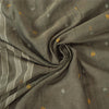 Sanskriti Vintage Indian Gray Sarees Pure Cotton Woven Tant Premium Sari Fabric