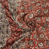 Sanskriti Vintage Red/Ivory Sarees Pure Silk Printed Premium Sari Craft Fabric