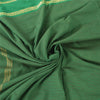 Sanskriti Vintage Green Sarees Pure Cotton Woven Premium Sari 5+yd Craft Fabric