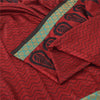 Sanskriti Vintage Indian Red Sarees Art Silk Printed Premium Sari Craft Fabric