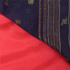 Sanskriti Vintage Pink/Purple Sarees Pure Cotton Woven Premium Sari Craft Fabric