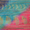 Sanskriti Vintage Multi Sarees Pure Silk Hand Beaded Printed Sari 6+ yrd Fabric