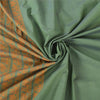 Sanskriti Vintage Green Sarees Pure Cotton Woven Premium Sari 5+yd Craft Fabric