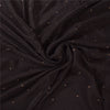 Sanskriti Vintage Black Sarees Pure Silk Hand Beaded Premium Sari Craft Fabric