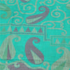 Sanskriti Vintage Indian Cyan Sarees Pure Silk Woven Ethnic Sari 5ydCraft Fabric