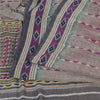 Sanskriti Vintage Saree Rare Odisha Hand Woven Ikat Pure Cotton Sari 5yd Fabric