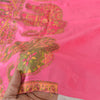 Sanskriti Vintage New Scarf Embroidered Pure Wool Indian Shawl Pink Woven Work Stole